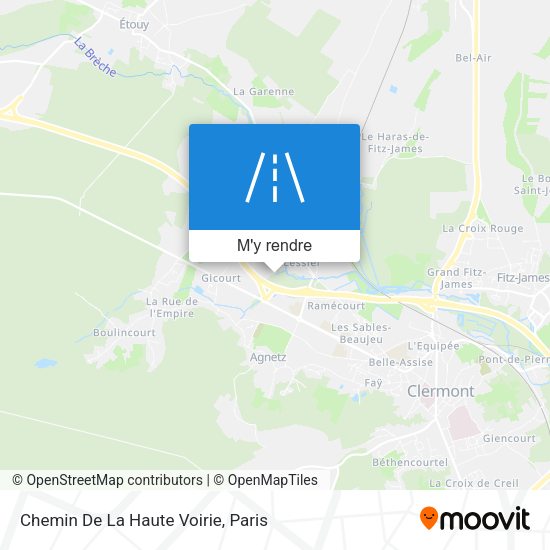 Chemin De La Haute Voirie plan