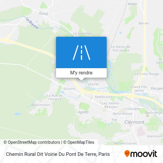 Chemin Rural Dit Voirie Du Pont De Terre plan