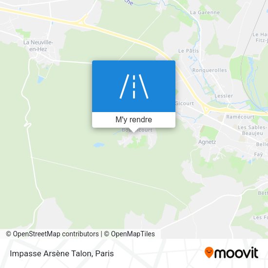 Impasse Arsène Talon plan