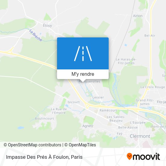 Impasse Des Prés À Foulon plan