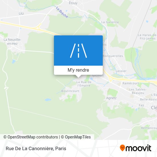 Rue De La Canonnière plan