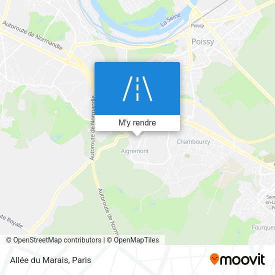 Allée du Marais plan