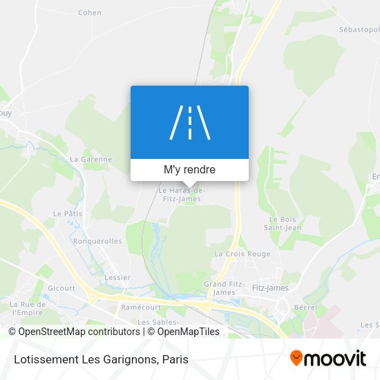Lotissement Les Garignons plan