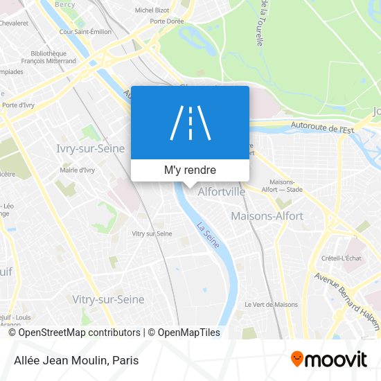 Allée Jean Moulin plan