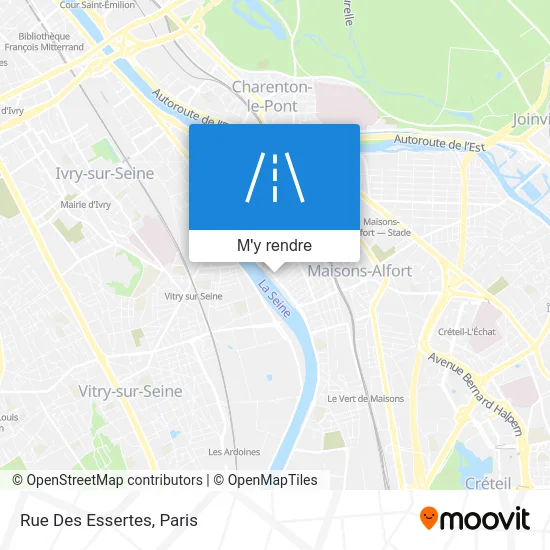 Rue Des Essertes plan