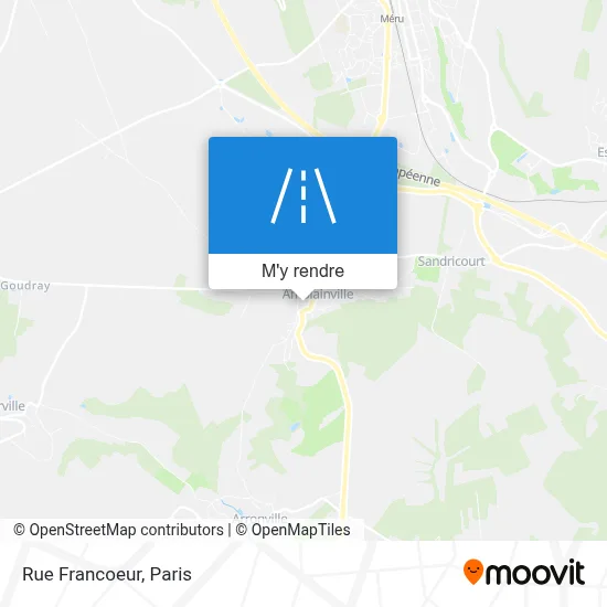 Rue Francoeur plan