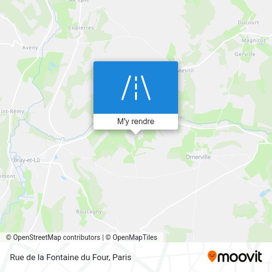Rue de la Fontaine du Four plan