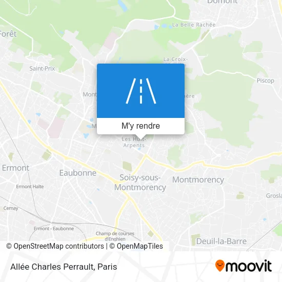 Allée Charles Perrault plan
