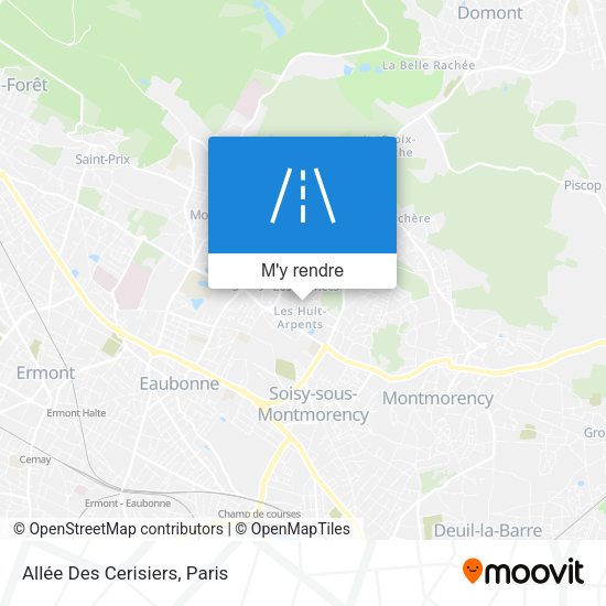 Allée Des Cerisiers plan