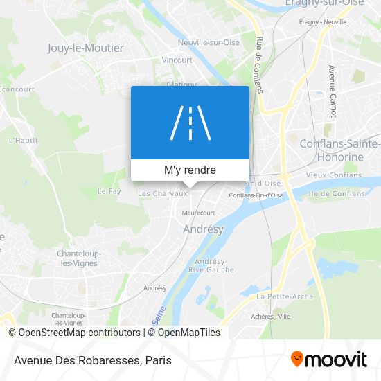 Avenue Des Robaresses plan