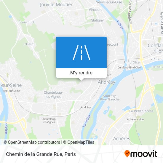 Chemin de la Grande Rue plan