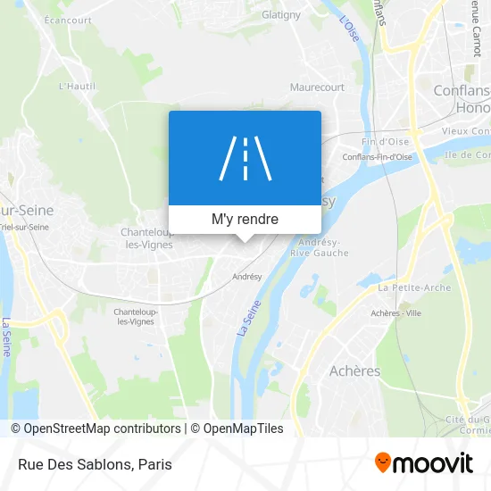 Rue Des Sablons plan