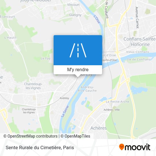 Sente Rurale du Cimetière plan