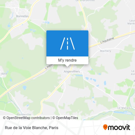 Rue de la Voie Blanche plan