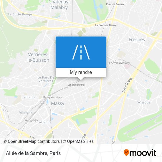 Allée de la Sambre plan