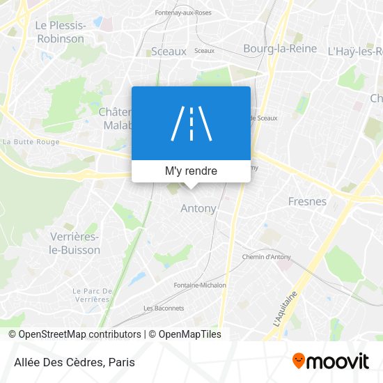 Allée Des Cèdres plan