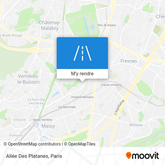 Allée Des Platanes plan
