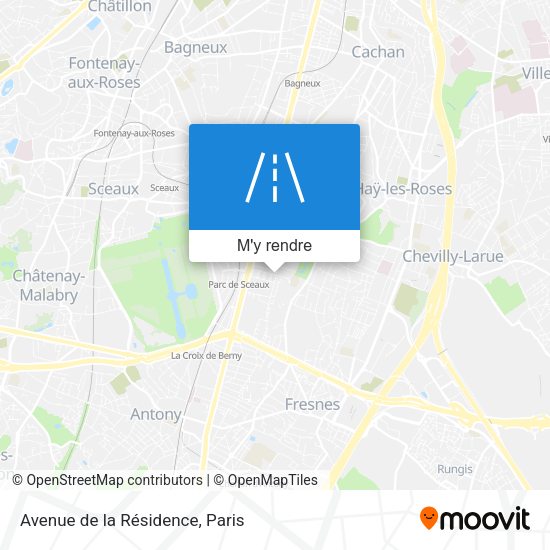 Avenue de la Résidence plan