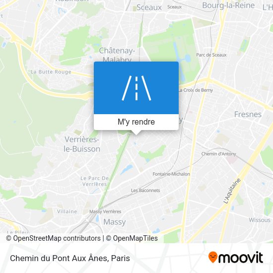 Chemin du Pont Aux Ânes plan