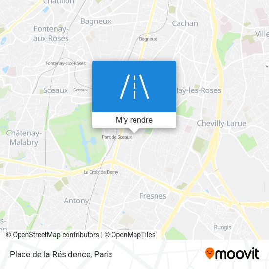 Place de la Résidence plan