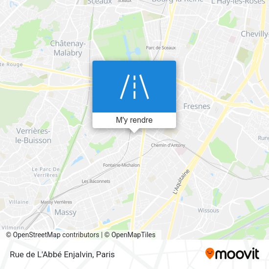 Rue de L'Abbé Enjalvin plan