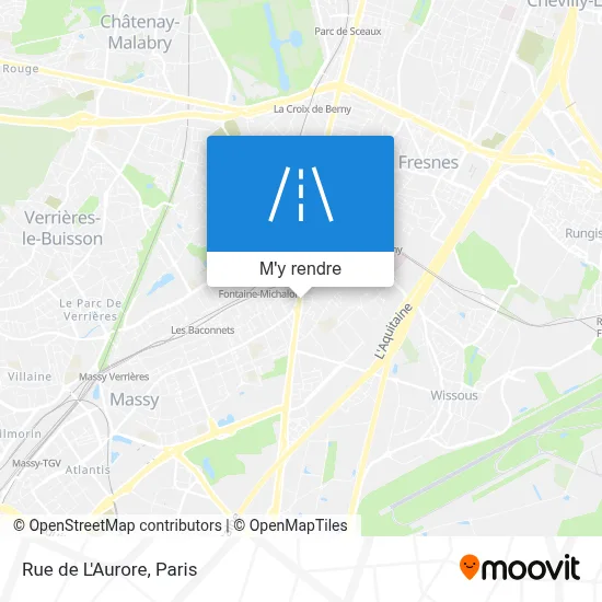 Rue de L'Aurore plan