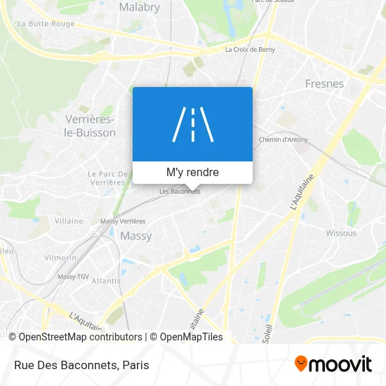 Rue Des Baconnets plan