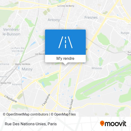Rue Des Nations-Unies plan