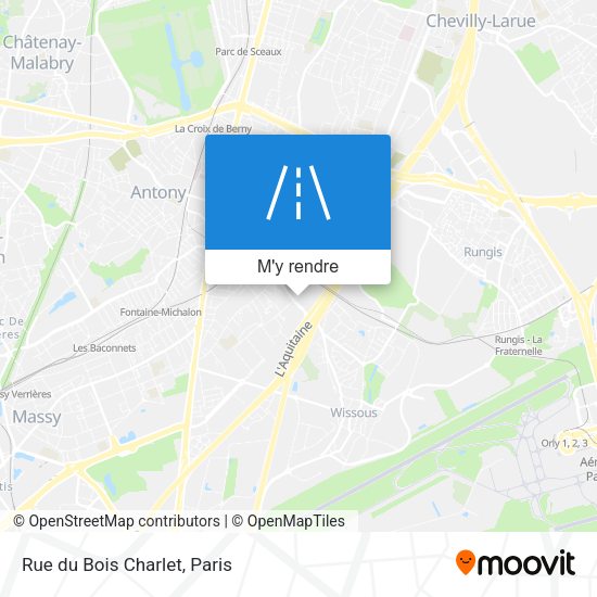 Rue du Bois Charlet plan