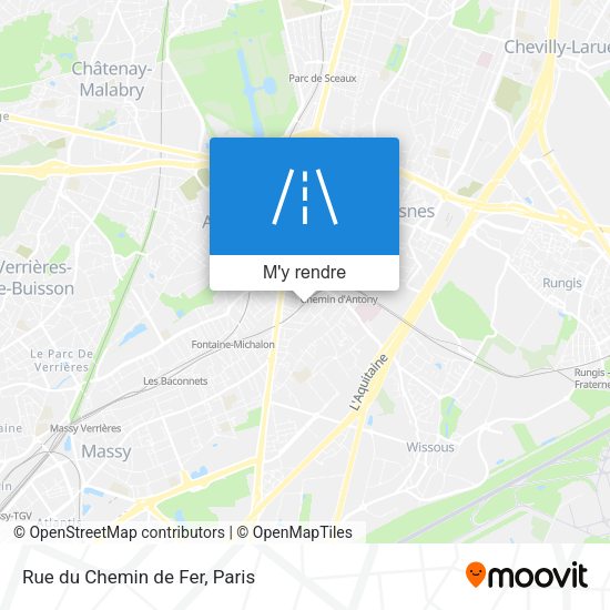 Rue du Chemin de Fer plan