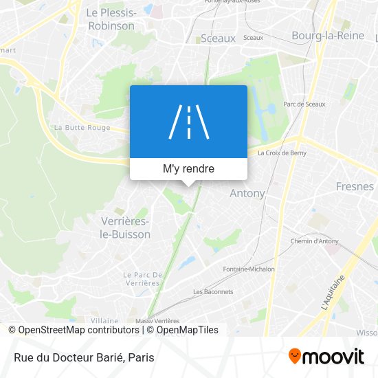 Rue du Docteur Barié plan