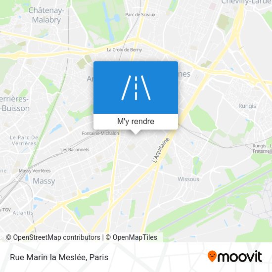 Rue Marin la Meslée plan
