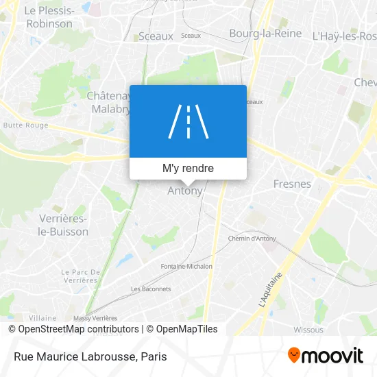 Rue Maurice Labrousse plan