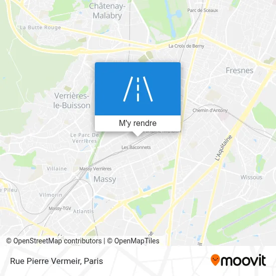 Rue Pierre Vermeir plan