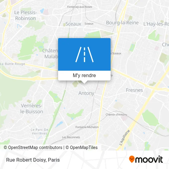 Rue Robert Doisy plan