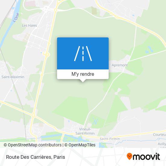 Route Des Carrières plan