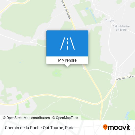 Chemin De La Roche-Qui-Tourne plan
