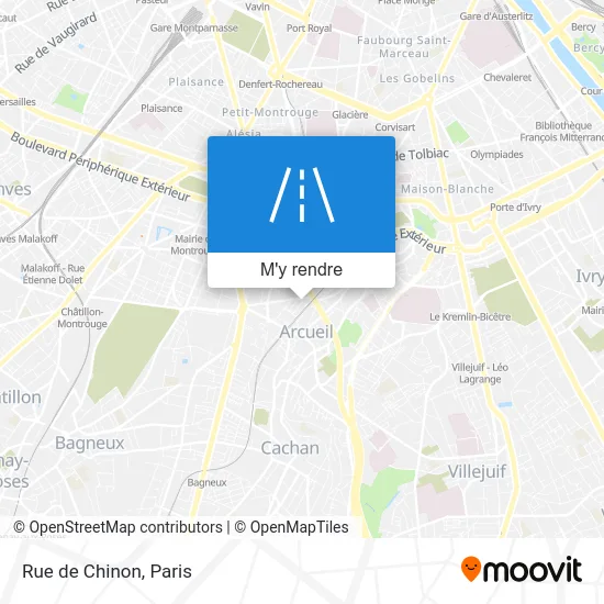 Rue de Chinon plan