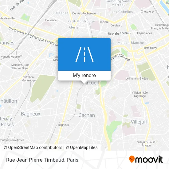 Rue Jean Pierre Timbaud plan