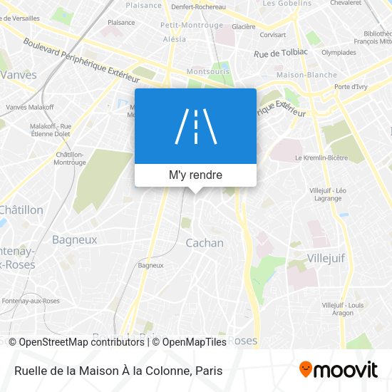 Ruelle de la Maison À la Colonne plan