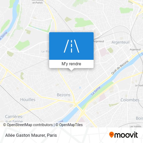 Allée Gaston Maurer plan