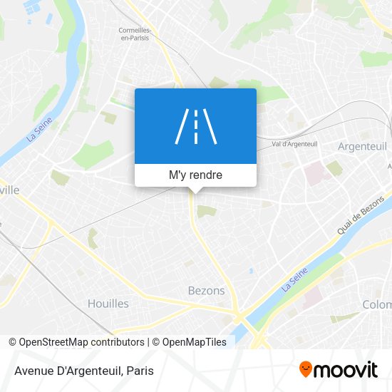 Avenue D'Argenteuil plan