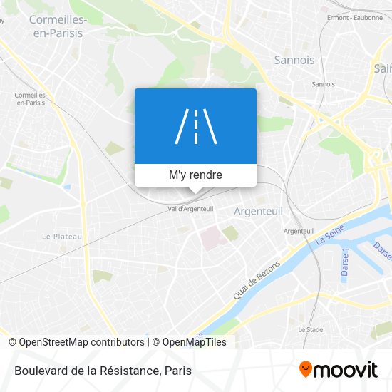 Boulevard de la Résistance plan