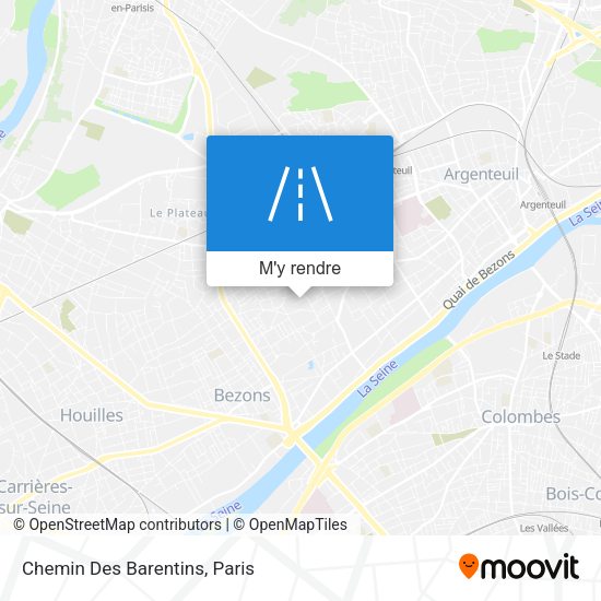 Chemin Des Barentins plan