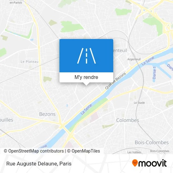 Rue Auguste Delaune plan
