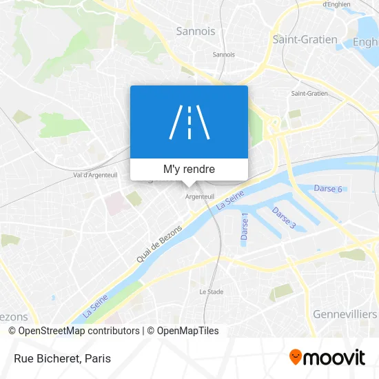 Rue Bicheret plan