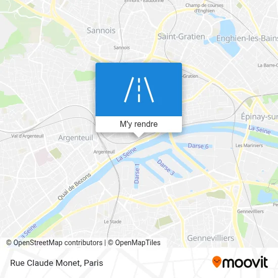 Rue Claude Monet plan