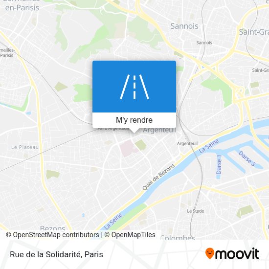 Rue de la Solidarité plan
