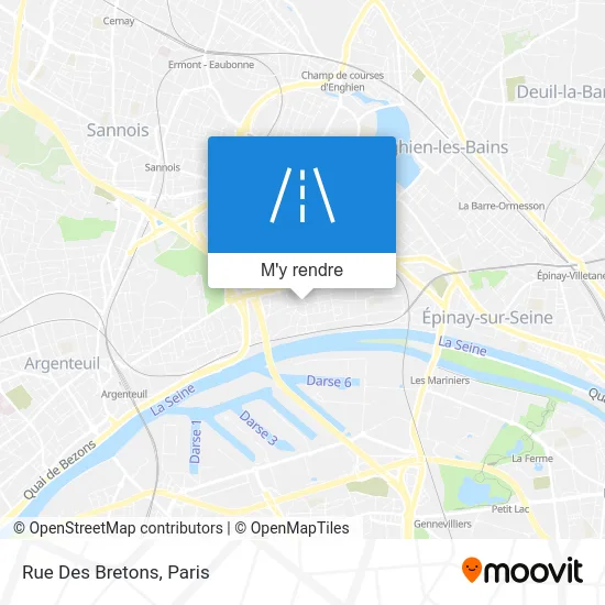 Rue Des Bretons plan