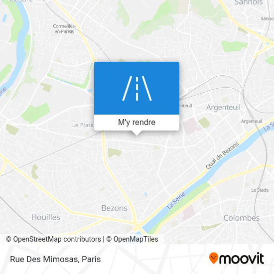 Rue Des Mimosas plan